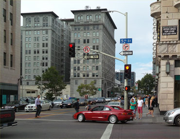 De stadskern van het eigenlijk Los Angeles. Hier waren we eigenlijk maar kort.